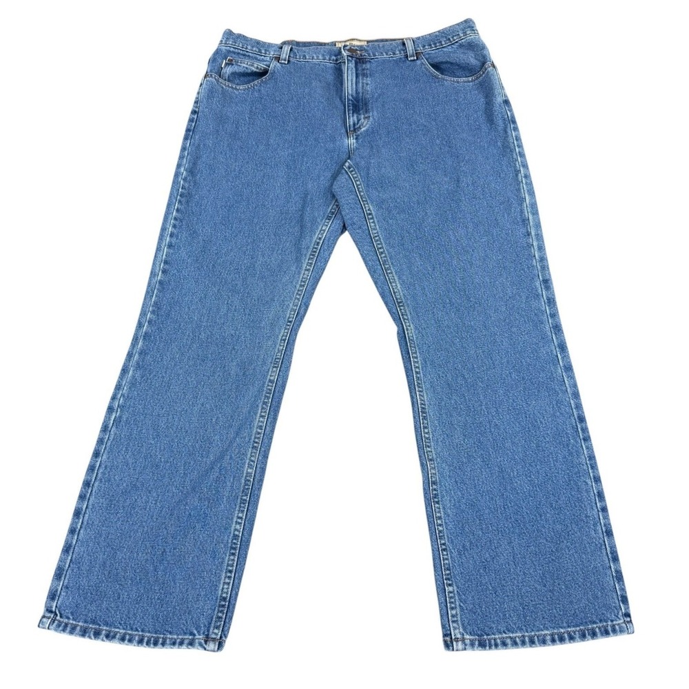 L.L. Bean Jeans Mens 38x30 Standard Fit Blue 100% Cotton Straight Leg Denim